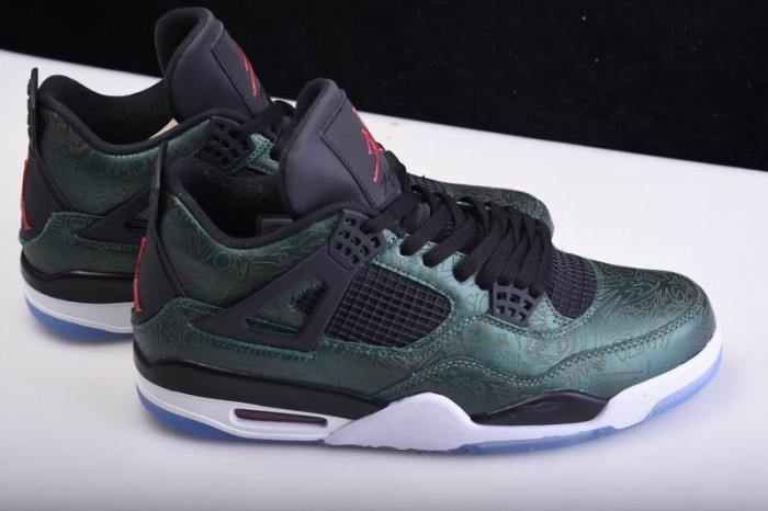air jordan 4 retro laker green aj4-1043515