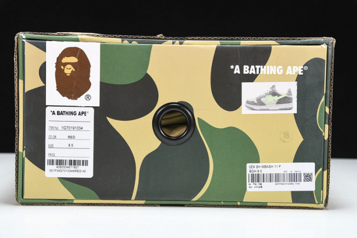 a bathing ape bape sta low copshoe bp-017