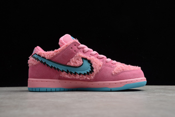 grateful dead x nike sb dunk low "pink bear"-cj5378-600