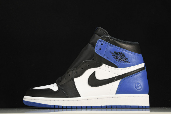 air jordan 1 retro “fragment” black/sport royal-white mens 716371-040
