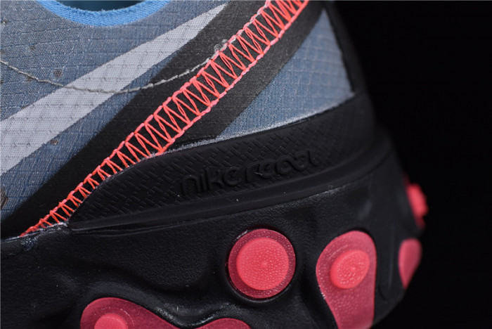 nike react element 87 blue chill solar red aq1090-006
