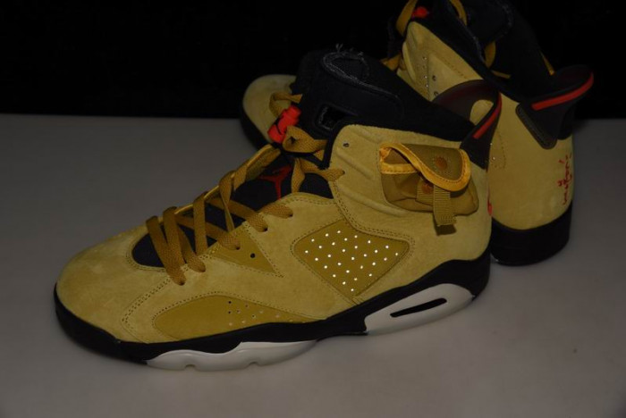 travis scott air jordan 6 yellow - cn1084-300