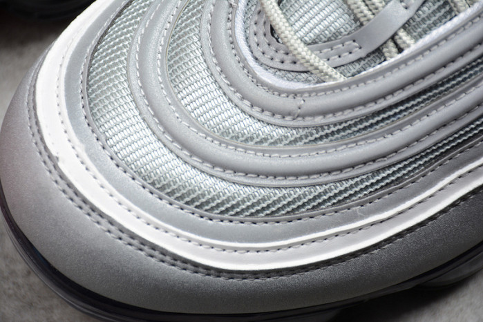 nike mens air vapormax 97 "silver bullet" metallic silver varsity red aj7291-002