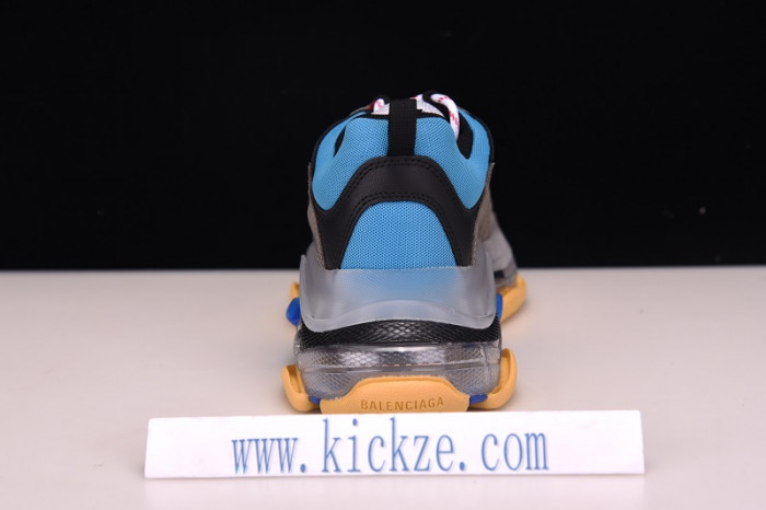 bl triple s trainers clear sole blue adn red 541624 w09o1 2120