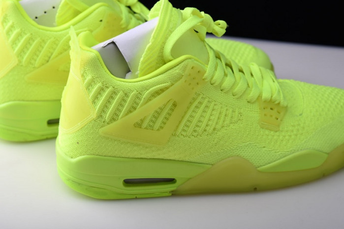 air jordan 4 flyknit “volt” aq3559-700