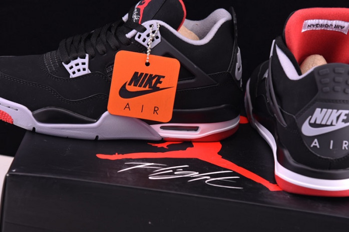 jordan 4 bred/ black cement (2019) - 308497-060