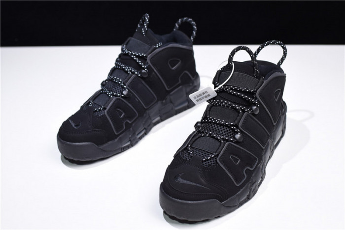 nike air more uptempo black reflective 414962-004