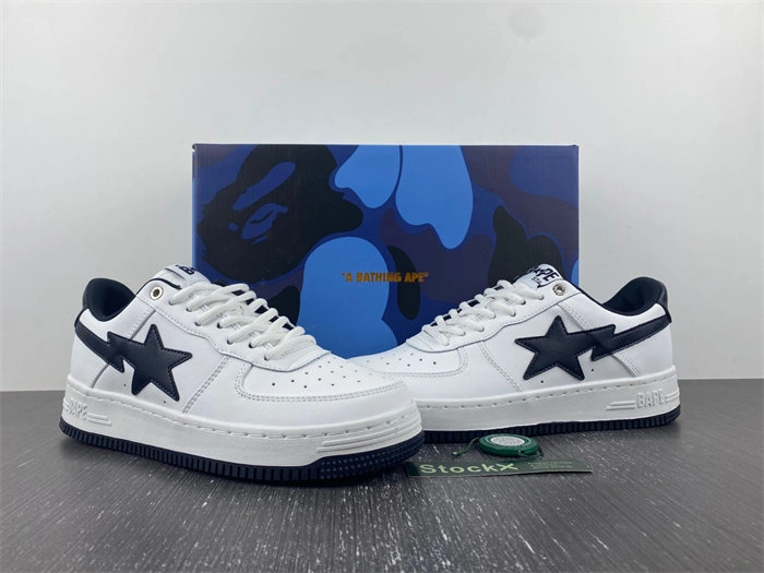 Comfortable A Bathing Ape Bape Sta JJJJound White Navy 1I73-291- 5320