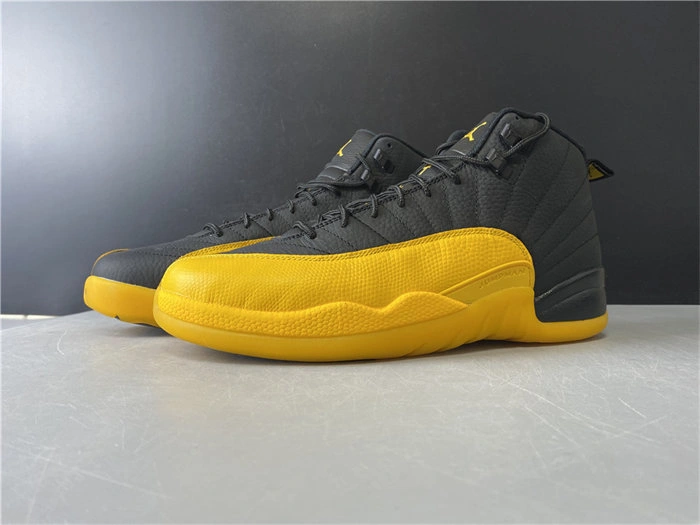 Tailored Jordan 12 Retro Black University Gold 130690- 4153