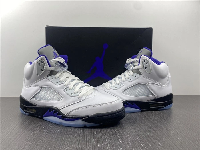 Upgraded Jordan 5 Retro Dark Concord DD0587- 4005