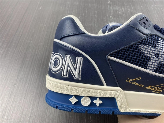 Luis Vitton Trainer Navy Mesh  1A9DEG EasyCare 2155