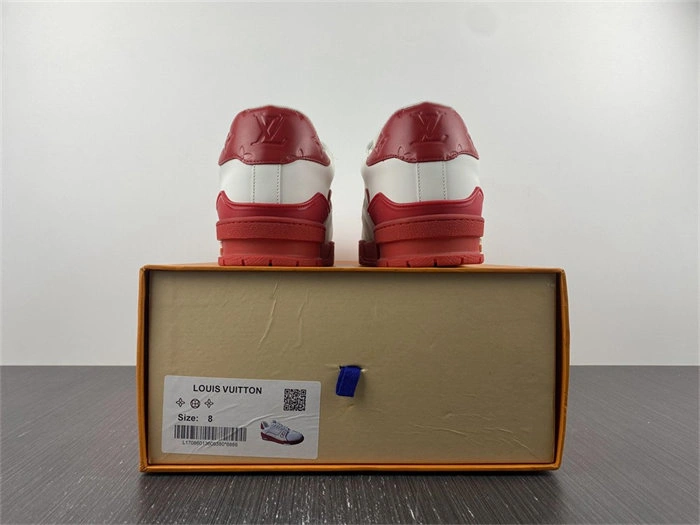 Luis Vitton Trainer White Red Signature 1AAGZO TimelessDesign 1705