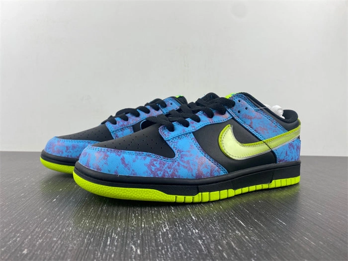 Nike Dunk Low SE Acid Wash Baltic Blue Volt DV1694- Breathable 4648