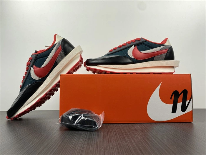 Nike LD Waffle sacai Undercover Midnight Spruce University Red Casual 5224