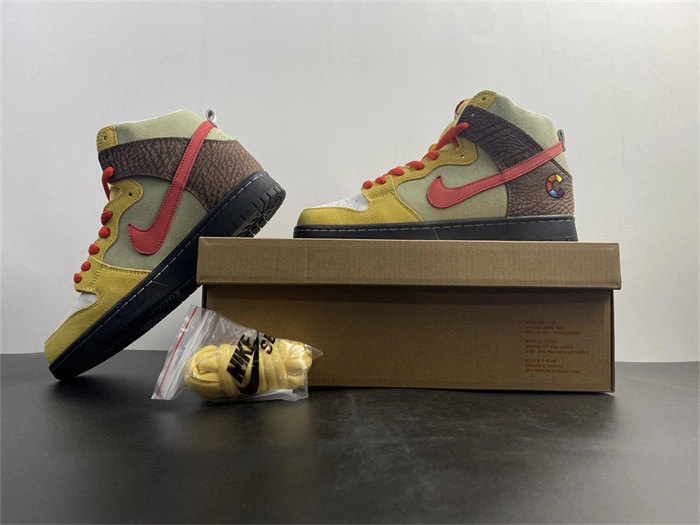 Lightweight Nike SB Dunk High Color Skates Kebab and Destroy CZ2205- 4858