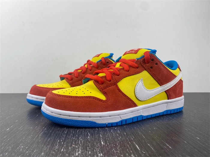 Stylish Nike SB Dunk Low Pro Bart Simpson BQ6817- 4844