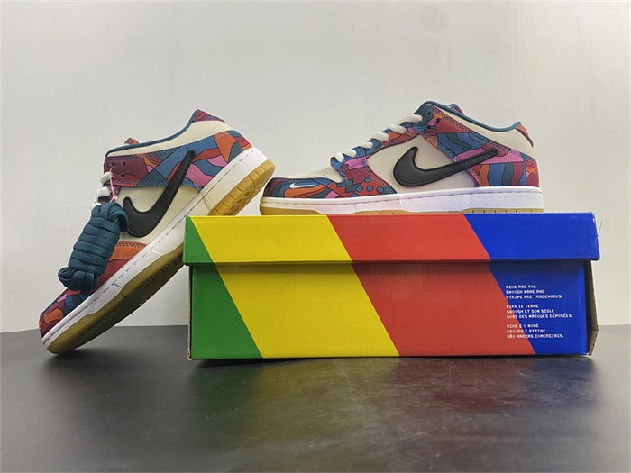 Chic Nike SB Dunk Low Pro Parra Abstract Art DH7695- 4854
