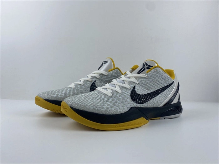 Nike Zoom Kobe 6 White Del Sol 436311- Durable 4998
