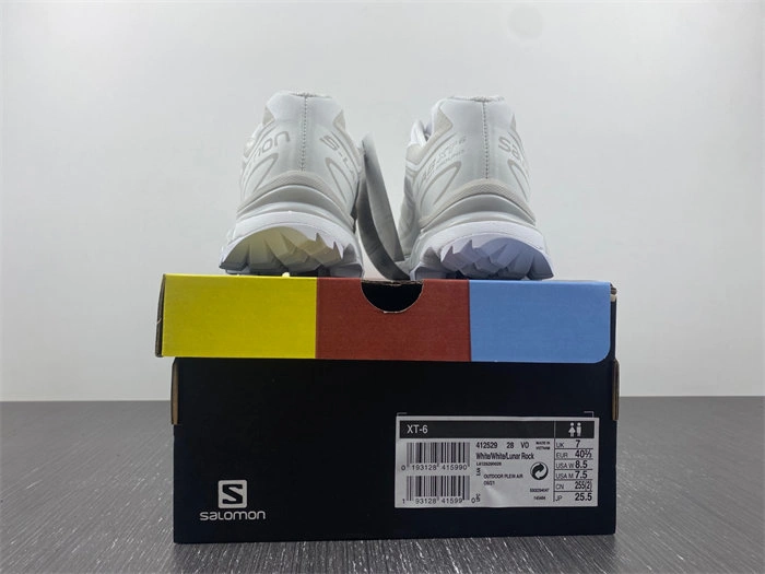 Salomon XT-6 White Lunar Rock Snug 5959